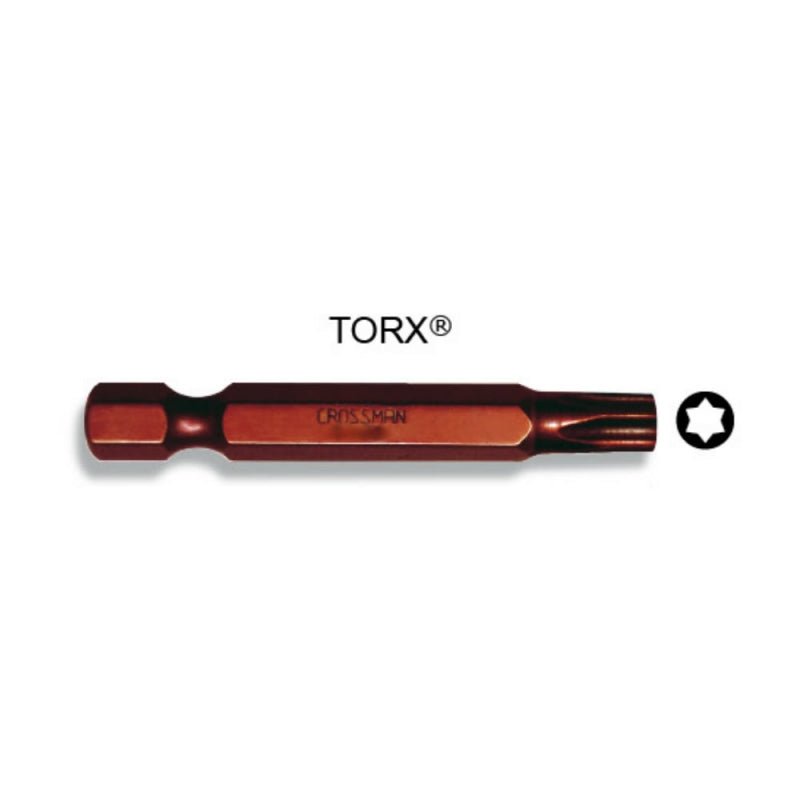 PUNTA CROSSMAN MAGNET. TORX T-27 1/4 X 50MM # 44-510 (10 UNI.)