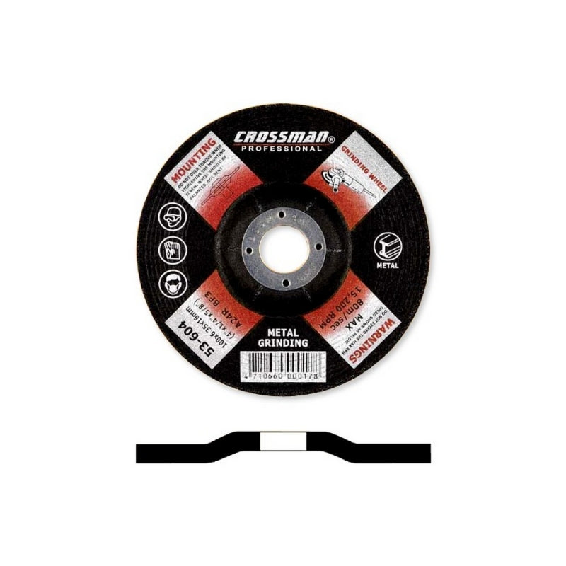DISCO DESBASTAR METAL CROSSMAN 115X635X222MM #53645