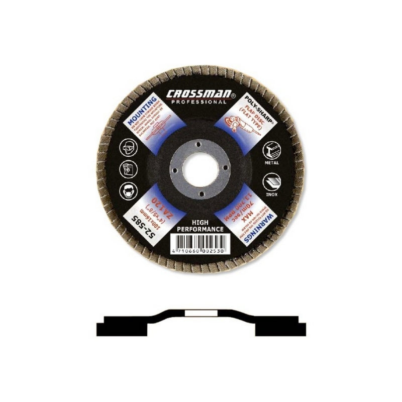 DISCO ZIRCONIO CROSSMAN 180X222MM GRANO 40 #52611 (OF)