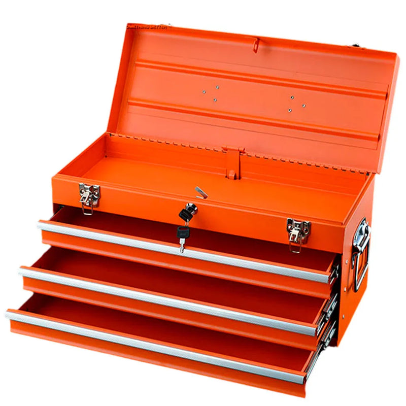 Caja porta herramientas 20 metálica 3 cajones Harden