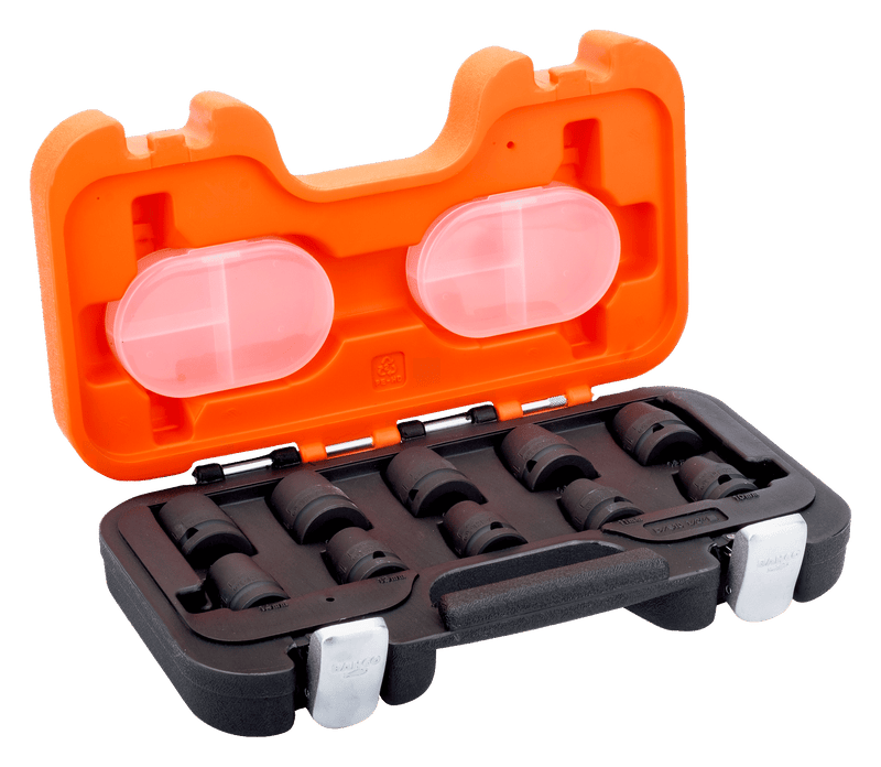 Juego de 10 dados de impacto 1/2 (10-19 mm) BAHCO