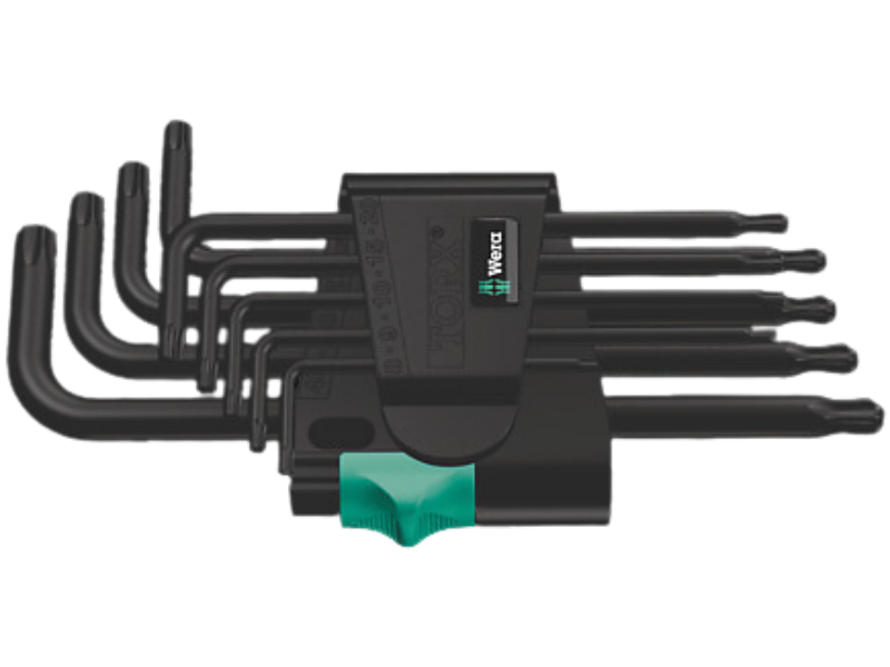 Set llaves Torx BlackLaser 967/9 TX 9 piezas Wera