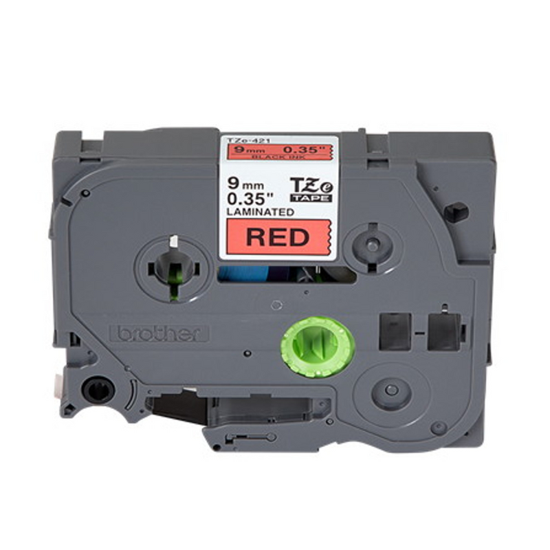 Cinta laminada fondo rojo 18mm