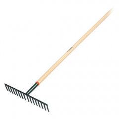 RASTRILLO TRUPER RECTO 16 DTES C/MANGO MADERA # R-16M (17880)