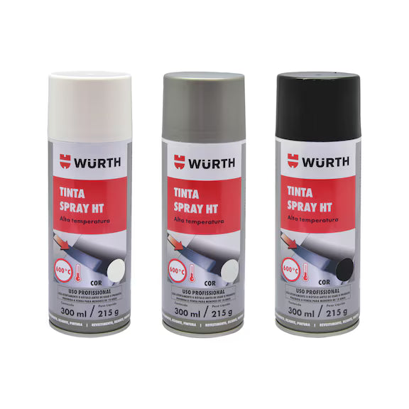 PINTURA EN SPRAY 600°ALUMINIO - WURTH