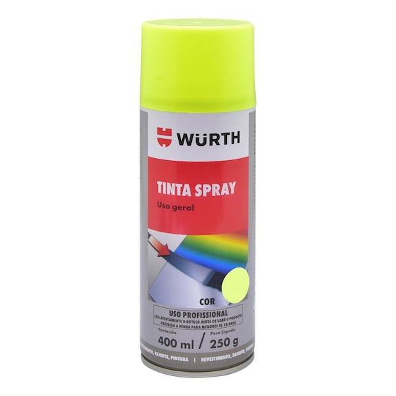 PINTURA EN SPRAY AMARILLO FLUOR - WURTH
