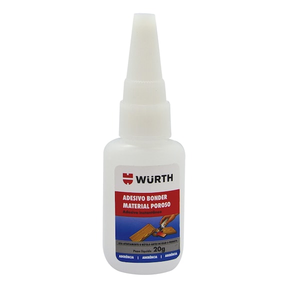 ADHESIVO CIANOCRILATO SUPERGLUE 20GR - WURTH - WURTH