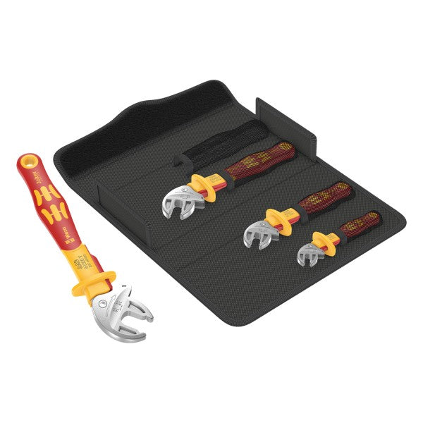 Set Llaves francesas autoajustables aisladas Joker 6004 1000V VDE Wera