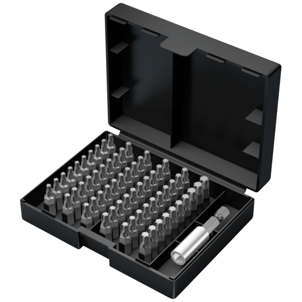 Set puntas Torx 1/4 con estuche 61 piezas Wera