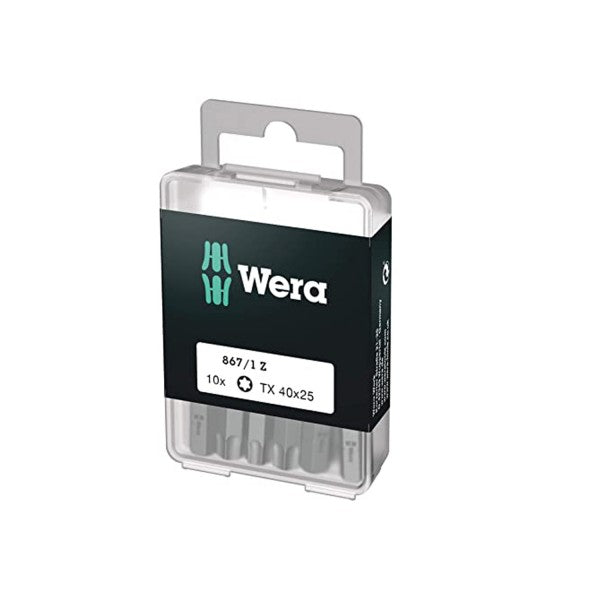 Set puntas Torx interior 40x25 mm 867/1 10 piezas Wera