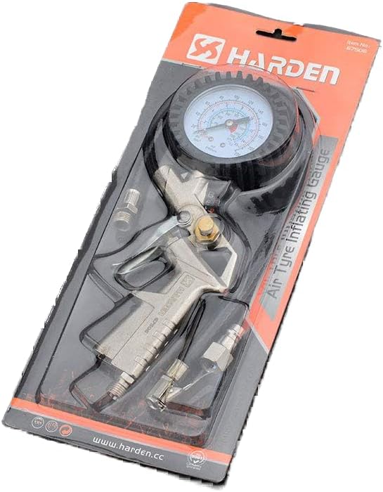 Inflador con manómetro 0-200psi Harden