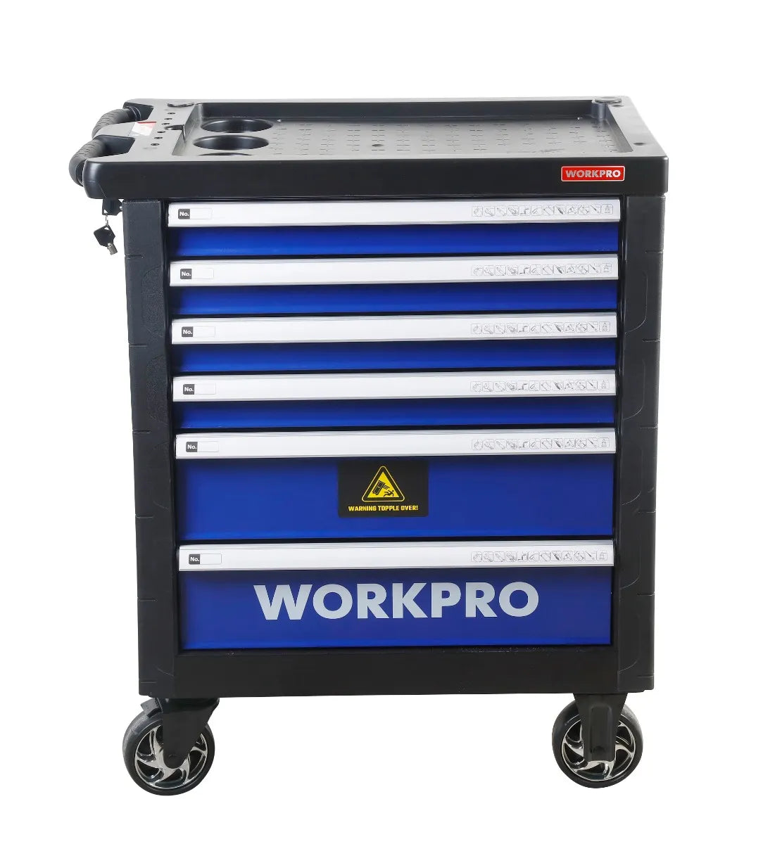 CARRO DE HERRAMIENTAS CON 199 PZS WORKPRO (WP-199/6)