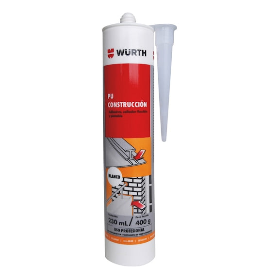 PU CONSTRUCCION GRIS 400G - WURTH - WURTH