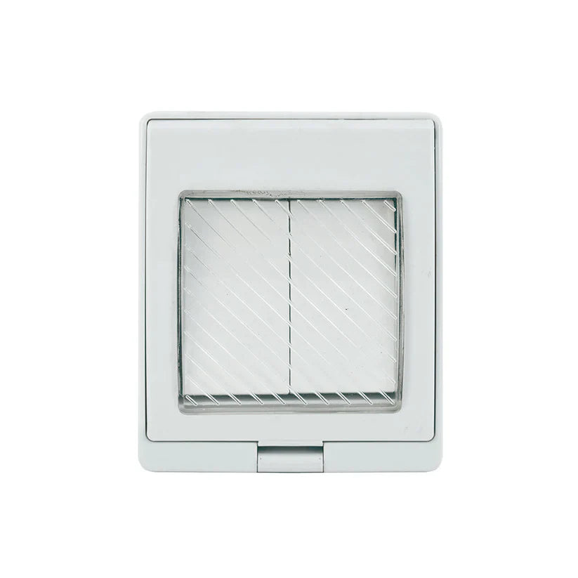 Hydrobox con interruptor doble (9/15) 10A 250V blanco