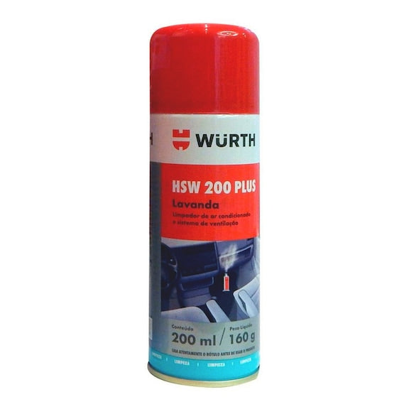 LIMPIADOR A/C HSW200 PLUS LAVANDA 200ML - WURTH