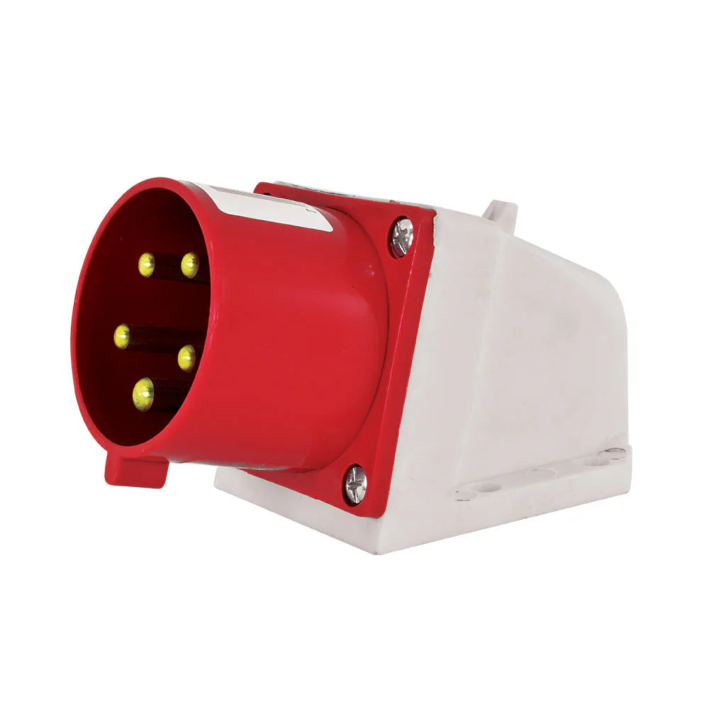 Enchufe industrial macho sobrepuesto IP44 32A 380V 3P+N+T