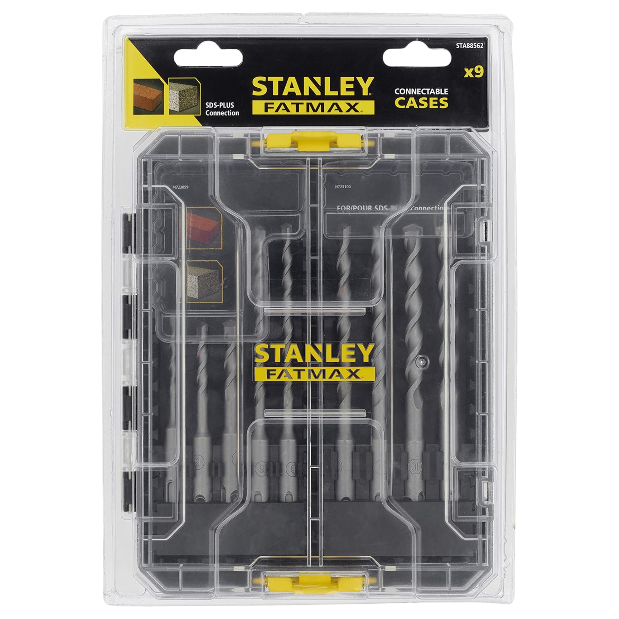 Jgo brocas sds-plus 9 pz (sta88562-xj) - STANLEY