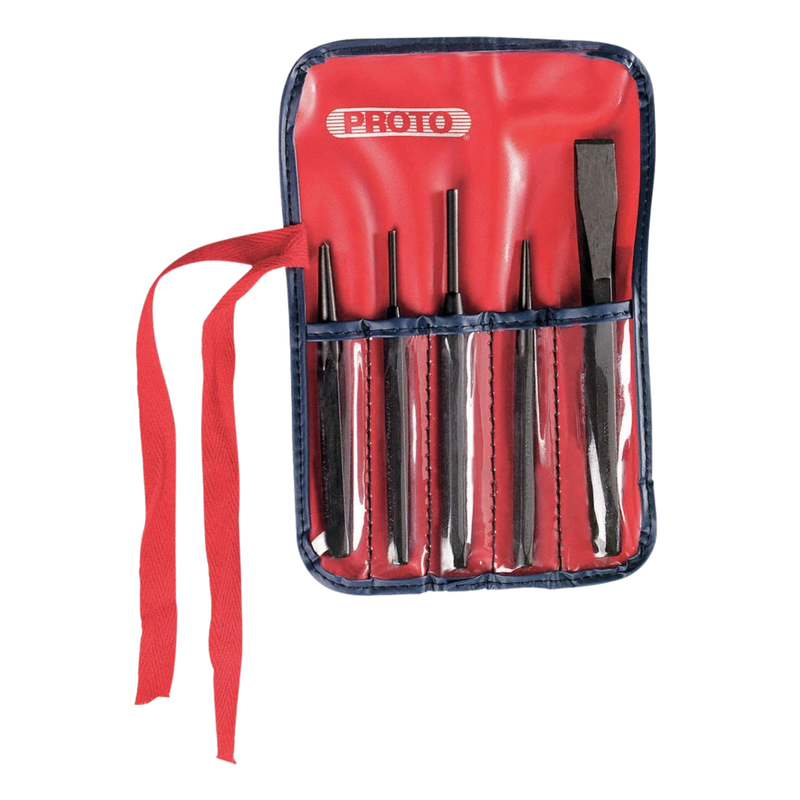 Jgo. de puntos y cinceles de 5 piezas (j3s2) - PROTO