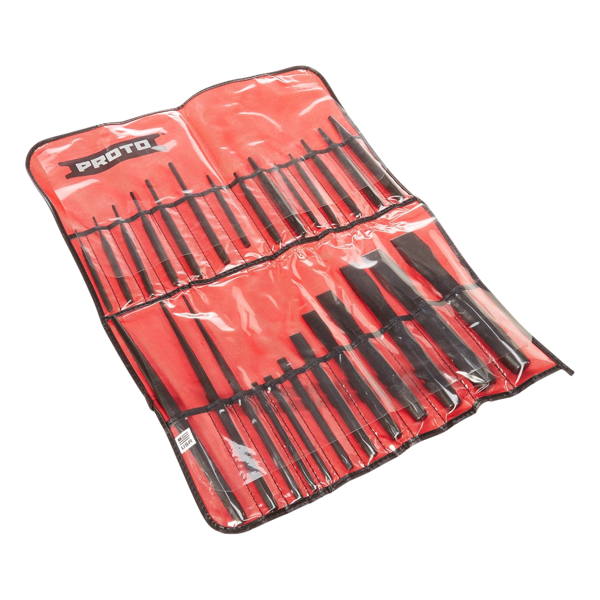 Jgo. de puntos y cinceles de 26 piezas (j46s2) - PROTO