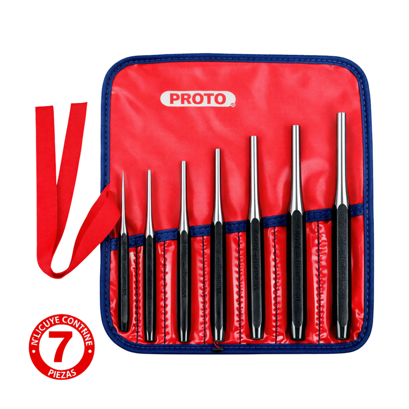 Jgo. de botadores 7 pzas. 1/16-1/4 (j48007) - PROTO