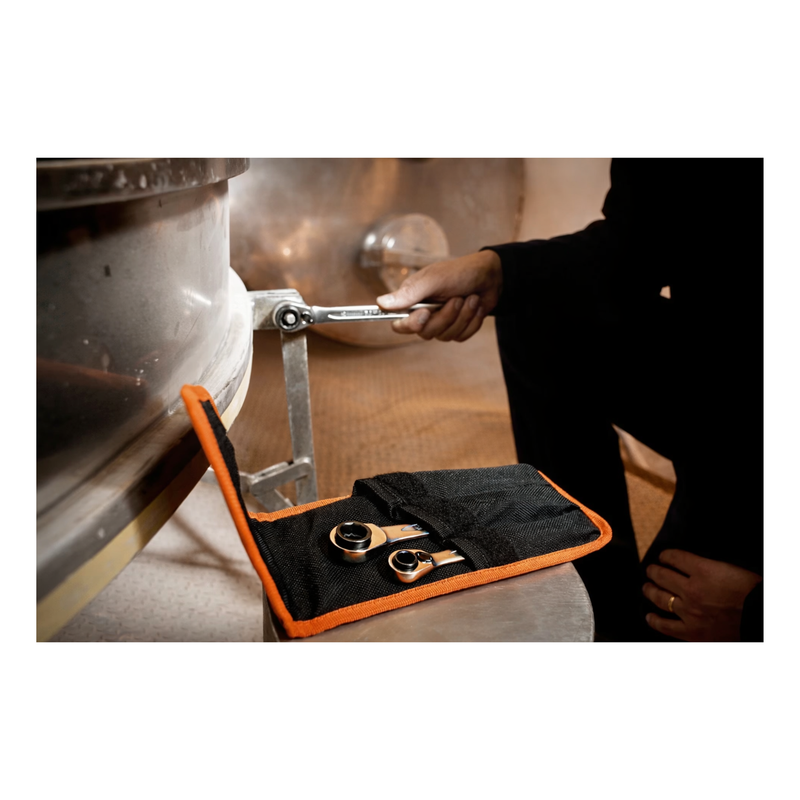 Juego de llaves dobles de estrella planas a carraca 4 en 1 (3 piezas / bolsa) - BAHCO