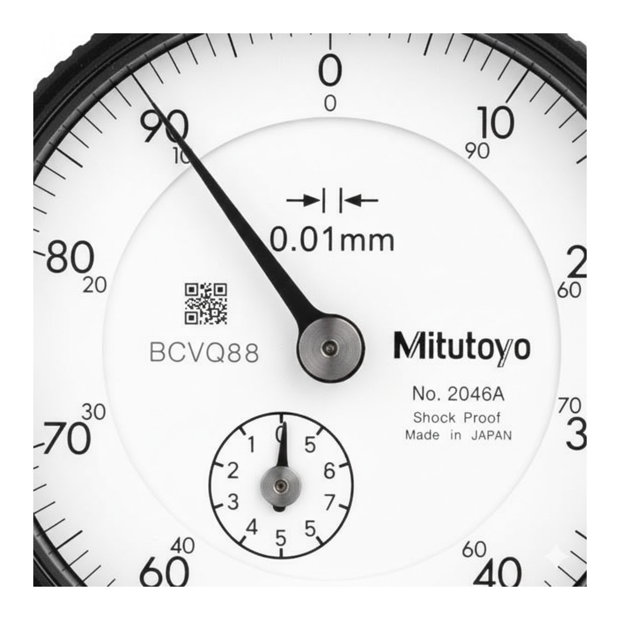 Reloj comparador 0.01 mm. rango 10 mm. (2046a) - MITUTOYO