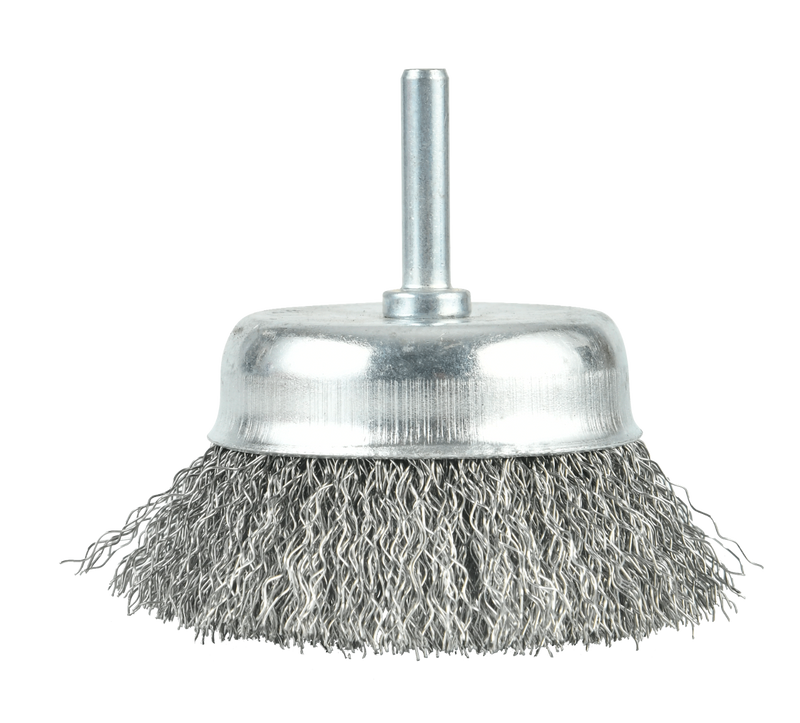 GRATA COPA CONICA ACERO ONDULADO 3 C/VASTAGO