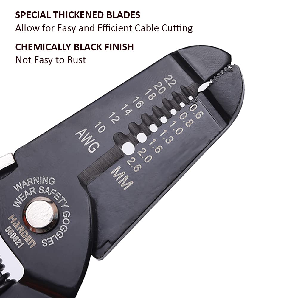 Pelacables 7 10/22AWG Harden