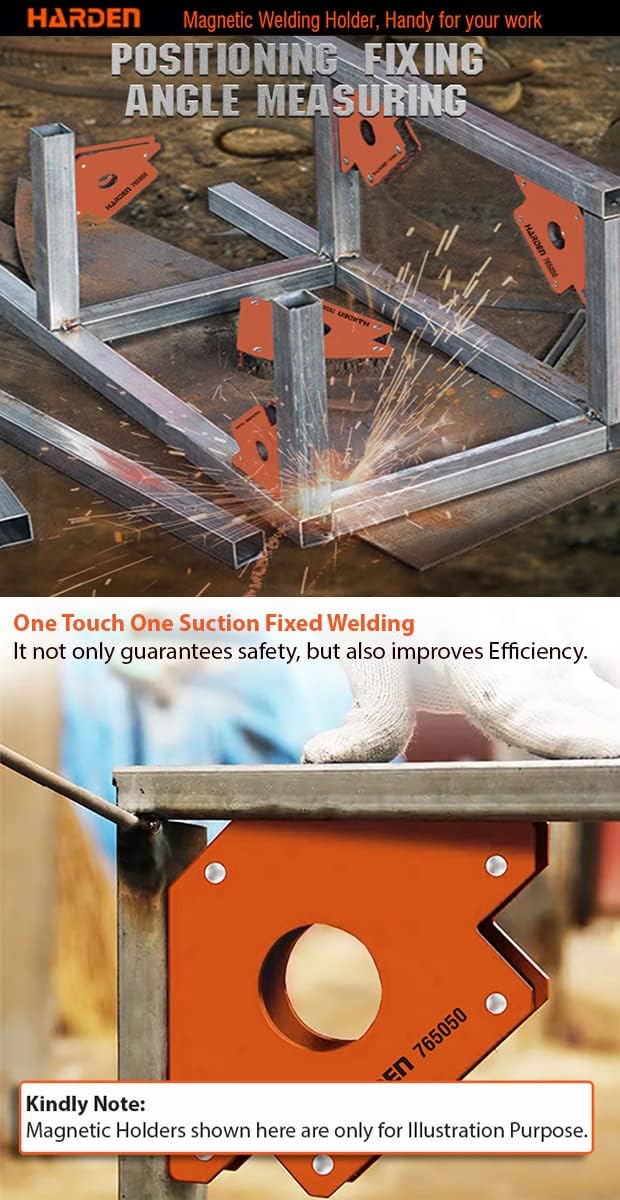 Set Escuadras magnéticas 4 piezas Harden