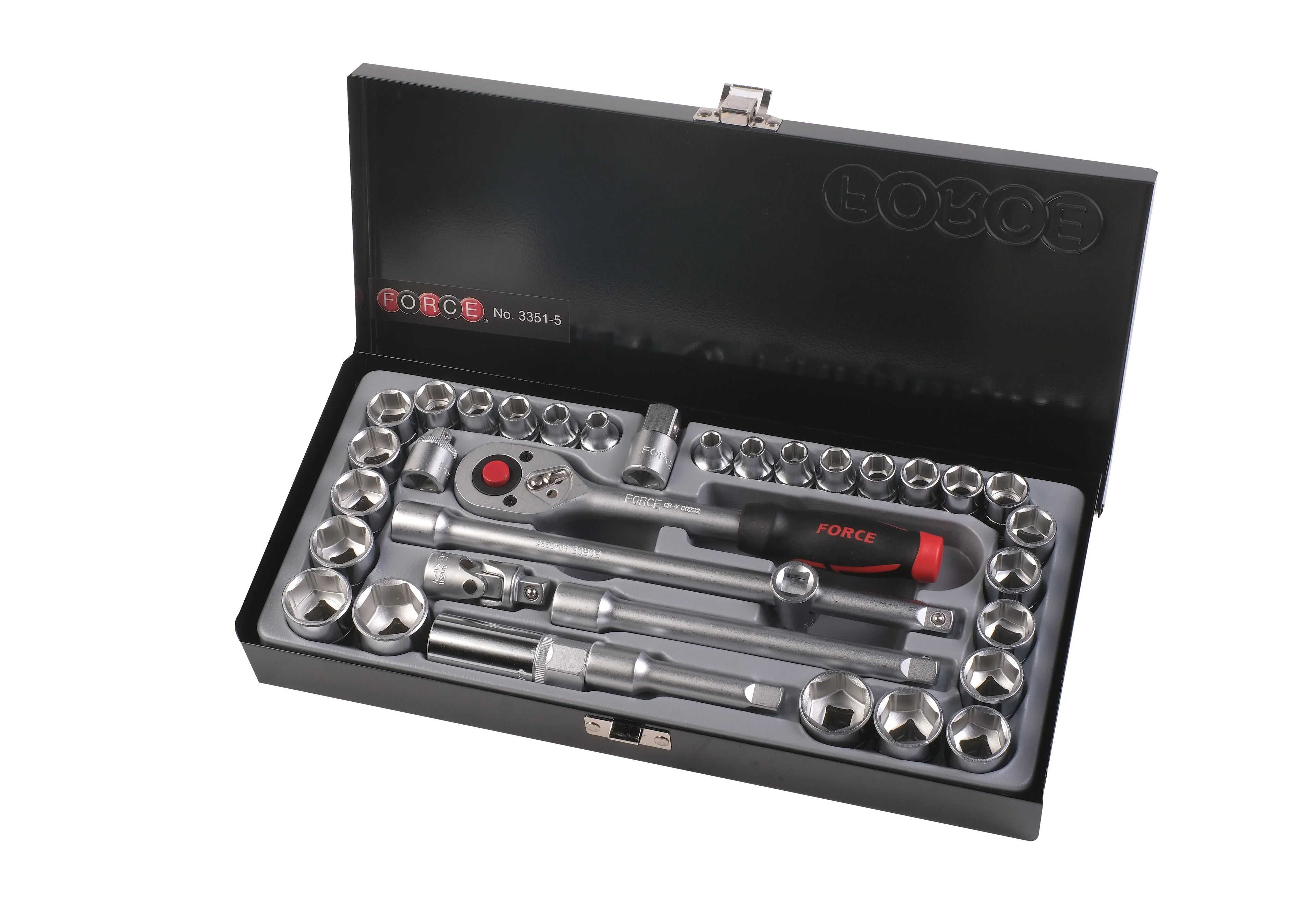 Jgo. dados []3/8 mm./pulg. (3351-5) - FORCE