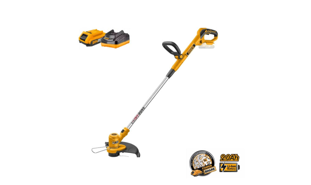 Orilladora Inalambrica INGCO 20V C/Bat + Carg CGTLI20301