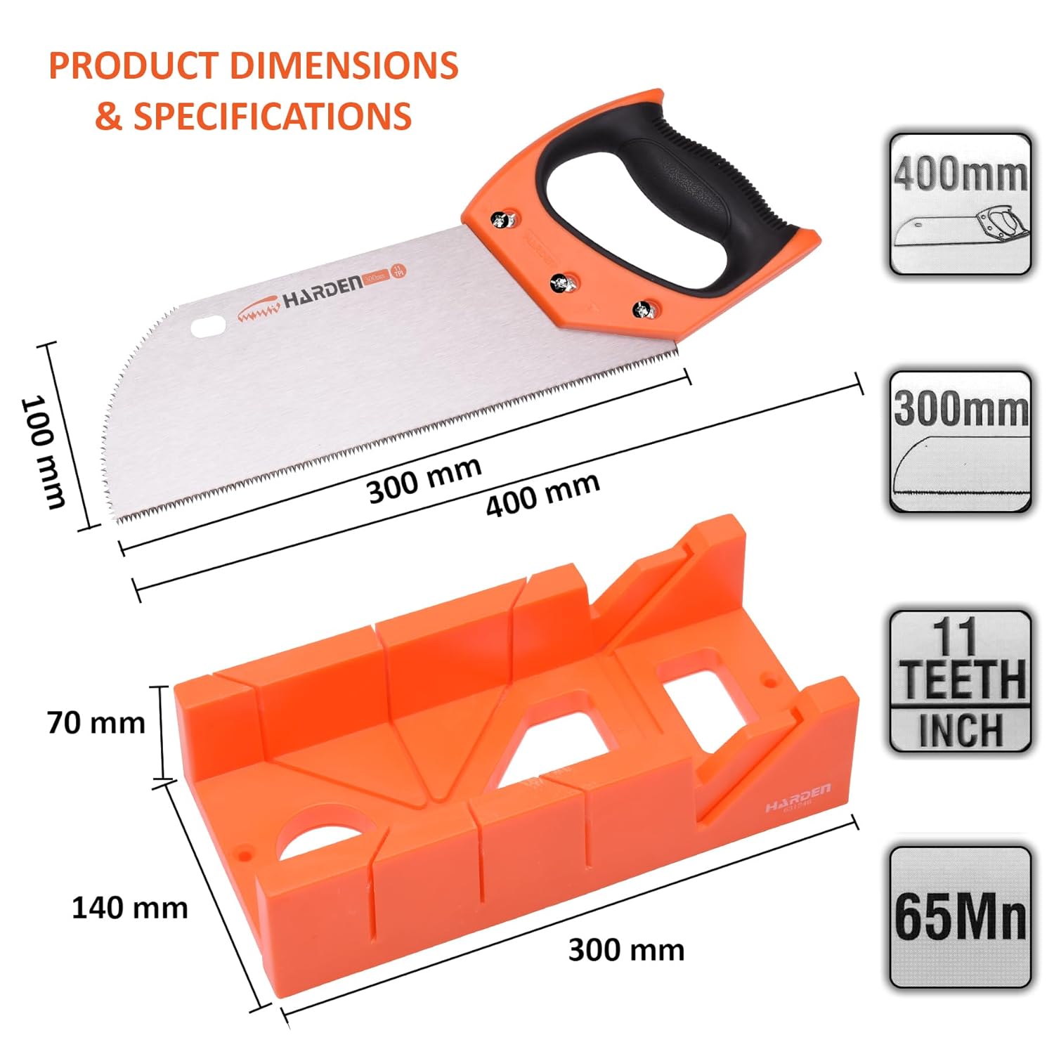 Serrucho con base ingleteadora 12 Harden