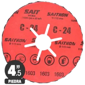 Disco lijador 4.5 gr. 24 saitron (740150) - RASTA