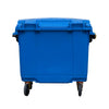 CONTENEDOR BASURA CON RUEDAS AZUL 660 LTS.