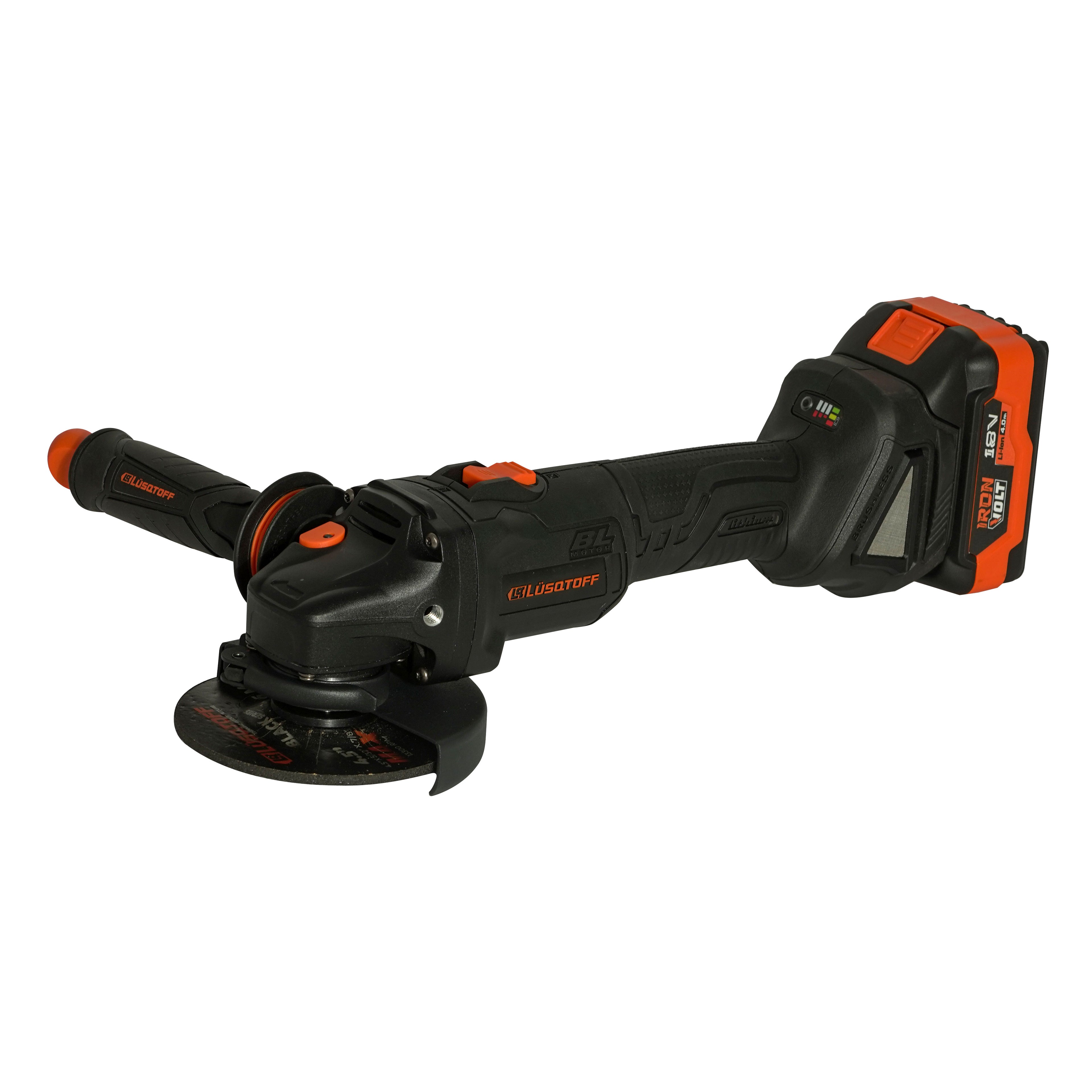 Esmeril Angular Inalámbrica 18V 4 1/2" AML115-9BK - LUSQTOFF