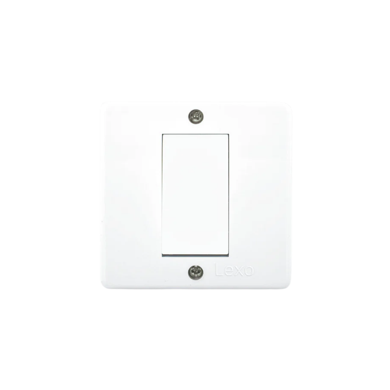 Hydrobox con interruptor simple 10A 250V blanco