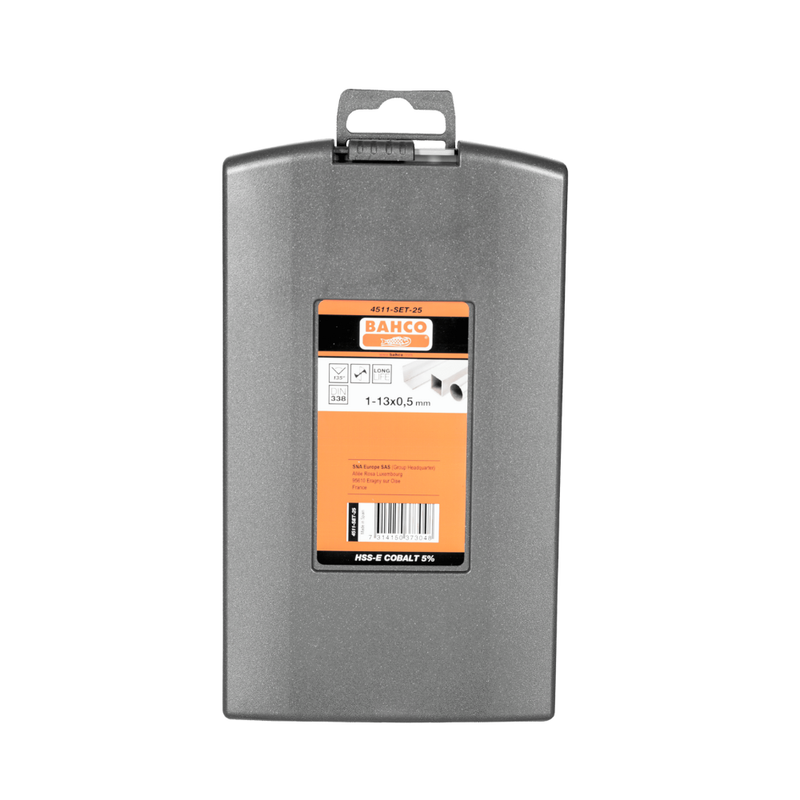 Juego Brocas Cobalto 1 mm a 13 mm 25 Piezas Bahco