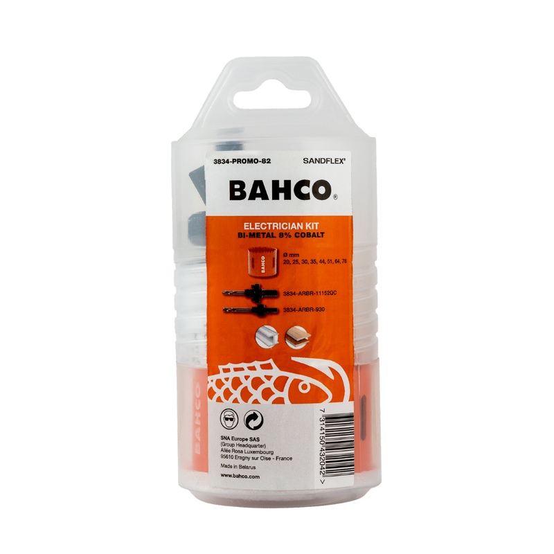 JGO DE SIERRA COPAS BI-METAL SANDFLEX 20MM-76MM 38 BAHCO