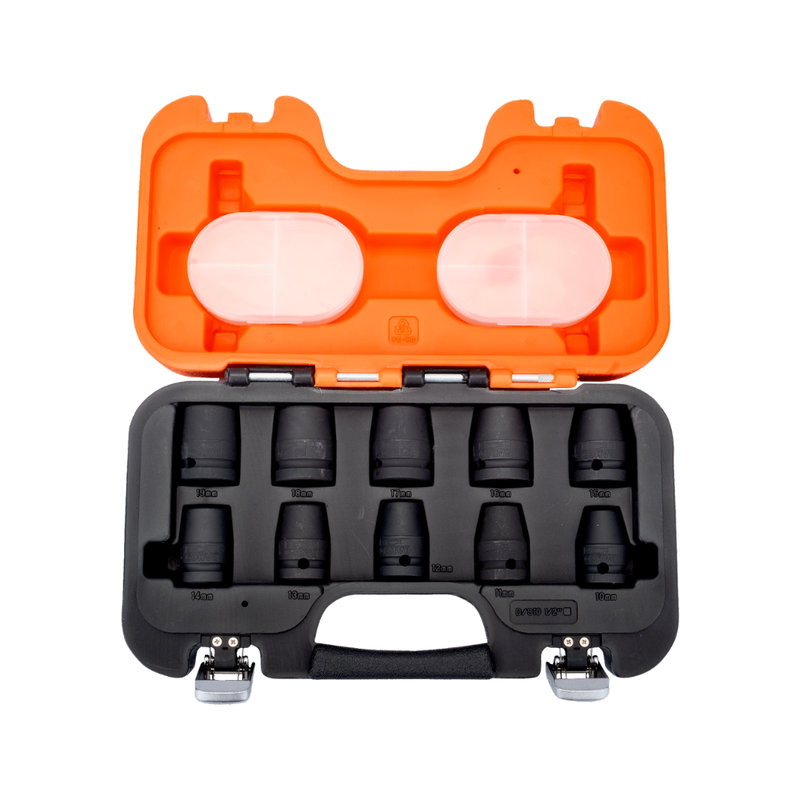 Juego de 10 dados de impacto 1/2 (10-19 mm) BAHCO
