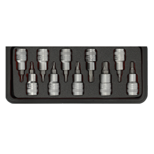 Juego de Dados con puntas para TORX® (estrella) y Phillips de 1/2 BAHCO