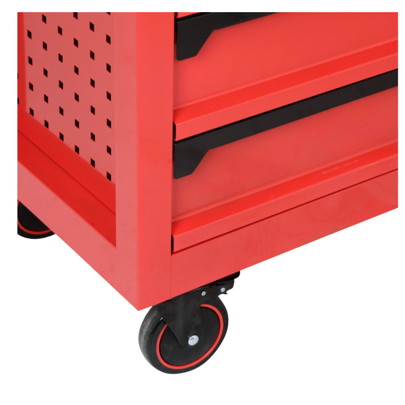 CARRO S/ HERRAMIENTAS 7 CAJONES CON BASE DE MADERA