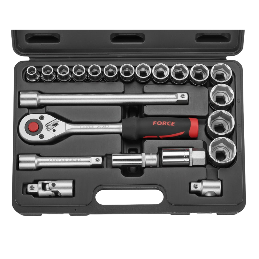 Jgo. dados []1/2 10-32 mm. (4223) - FORCE