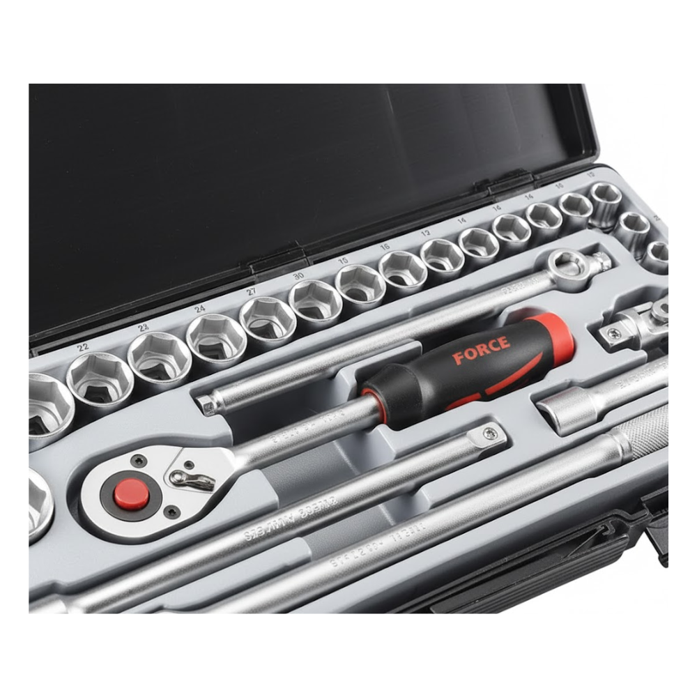 Jgo. dados []1/2 10-32 mm. (4243-9) - FORCE