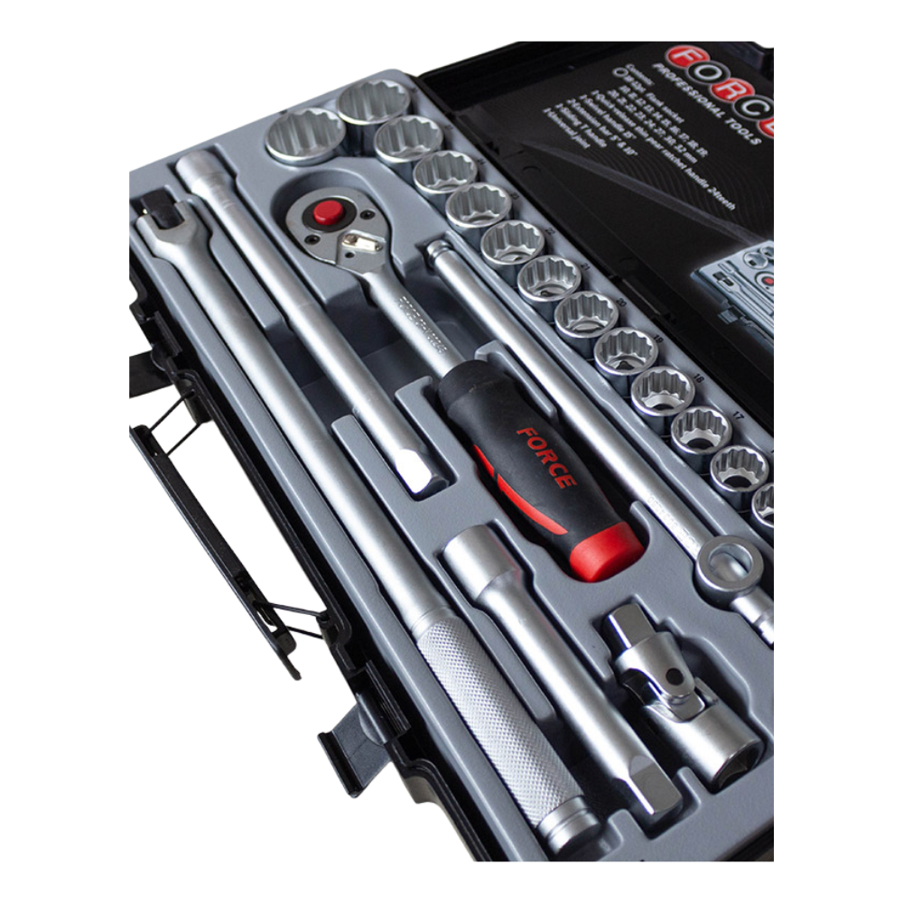 Jgo. dados []1/2 10-32 mm. (4243-9) - FORCE