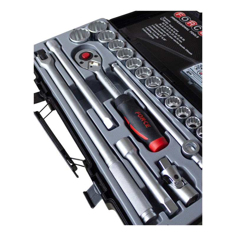 Jgo. dados []1/2 10-32 mm. (4243-9) - FORCE