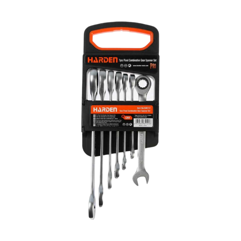 Set de Llaves punta corona con Chicharra 7 piezas Harden