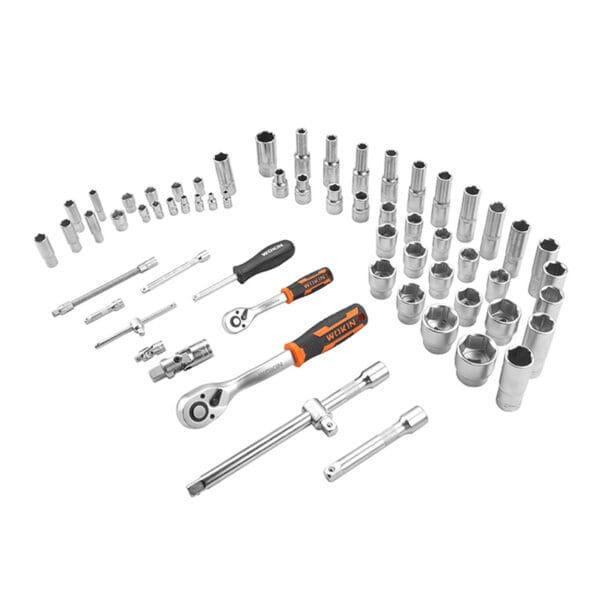 Carro porta herramientas para taller 6 cajones 163 piezas - WOKIN