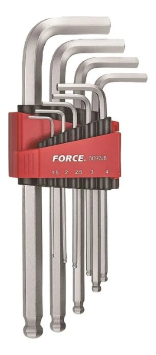 Jgo. llaves allen 1.5-10mm. b/larga