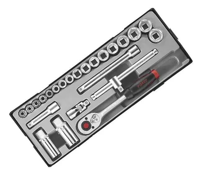 Jgo. dados []3/8 6-22 mm. (3251-5)- FORCE