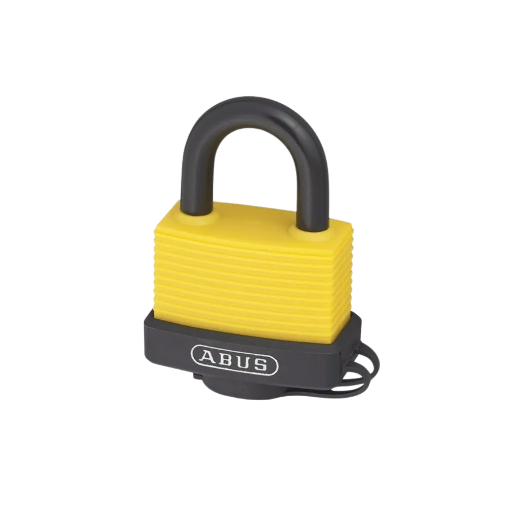 candado vinilo 70al/45 ka 6401 amarillo (49969-2) ABUS